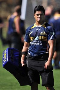 Rod Iona has recently been signed to the ACT Brumbies. Photo by Jeffrey Chan