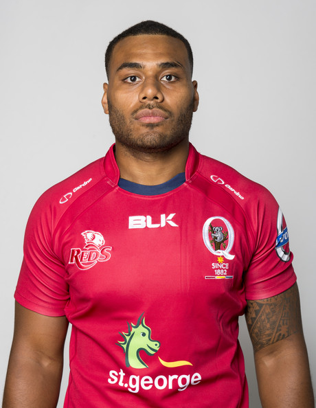 Samu Kerevi has been making waves in Super Rugby for the Queensland Reds.  Photo sourced from: www.zimbio.com
