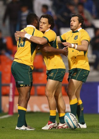 Toomua and Kurindrani may pair up in the centres. Photo sourced from: www.zimbio.com