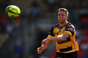 Kyle Godwin demonstrated his experience throughout the 80 minutes. Photo sourced from www.Zimbio.com